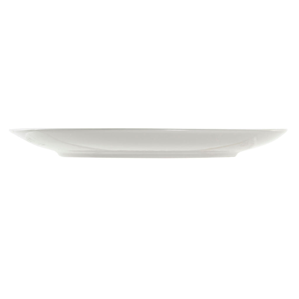 Flat plate DKD Home Decor Flowers Porcelain (27 x 27 x 2 cm)-1