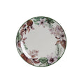 Flat plate DKD Home Decor Flowers Porcelain (27 x 27 x 2 cm)-0