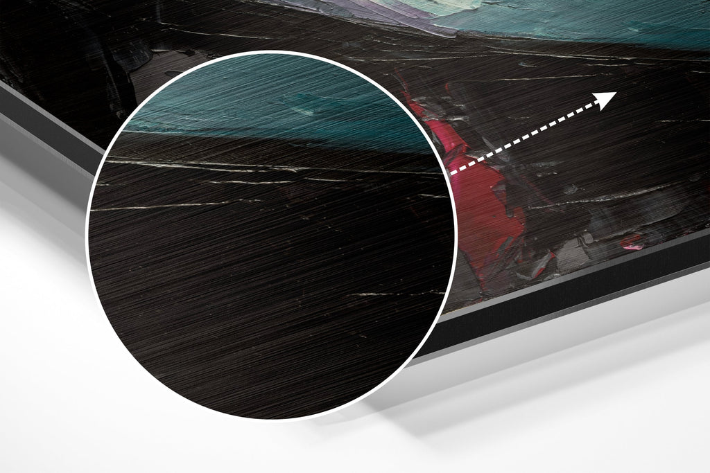 Glance Brushed Aluminium Dibond Wall Art-2