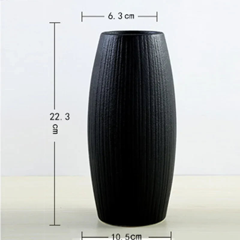 Ceramic Retro Vase Handmade Home Decor-2