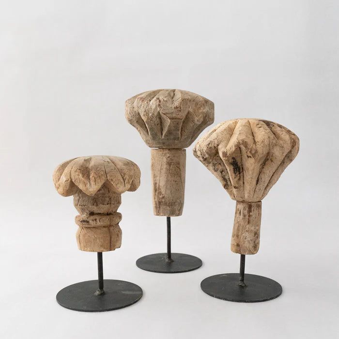 PRIMITIVE BUTTER CHURNS SET OF 3