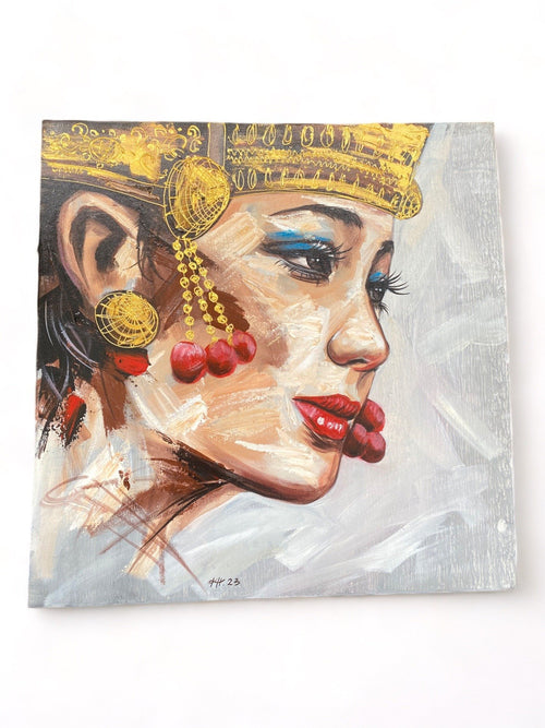 Balinese Lady Fine Art Painting