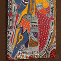Eternal Harmony: Shiv Parvati Madhubani Painting